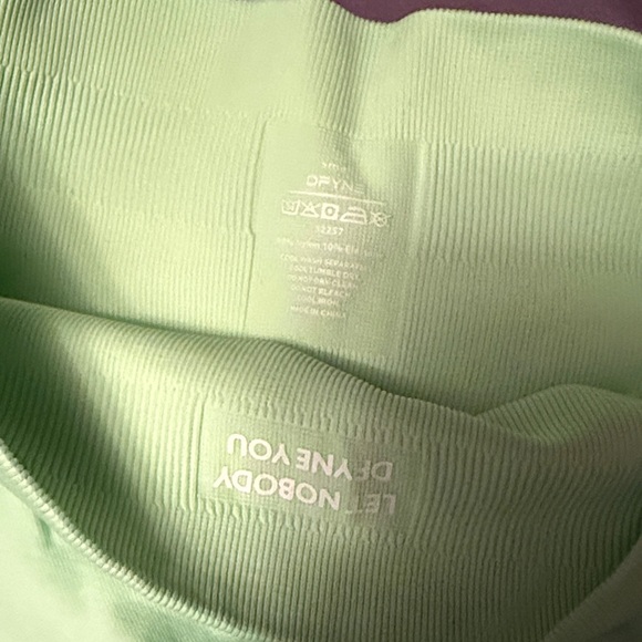 Dfyne Neon Green Impact Shorts - Picture 4 of 4